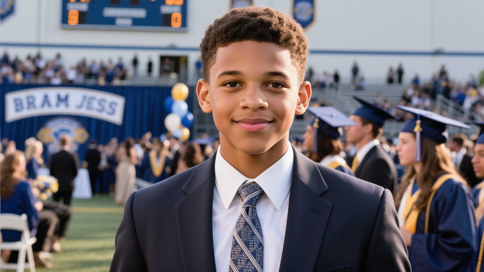 詹姆斯为小儿子布莱斯高中毕业晚会佩戴手表,父子情深令人感动 詹姆斯为小儿子布莱斯高中毕业晚会佩戴手表,父子情深令人感动